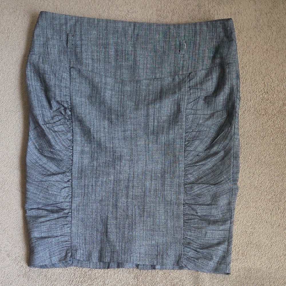 Dots Women's Slate Gray Mini Skirt